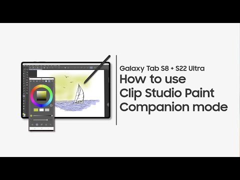 Galaxy S22 Ultra: How to use Clip Studio Paint Companion mode | Samsung