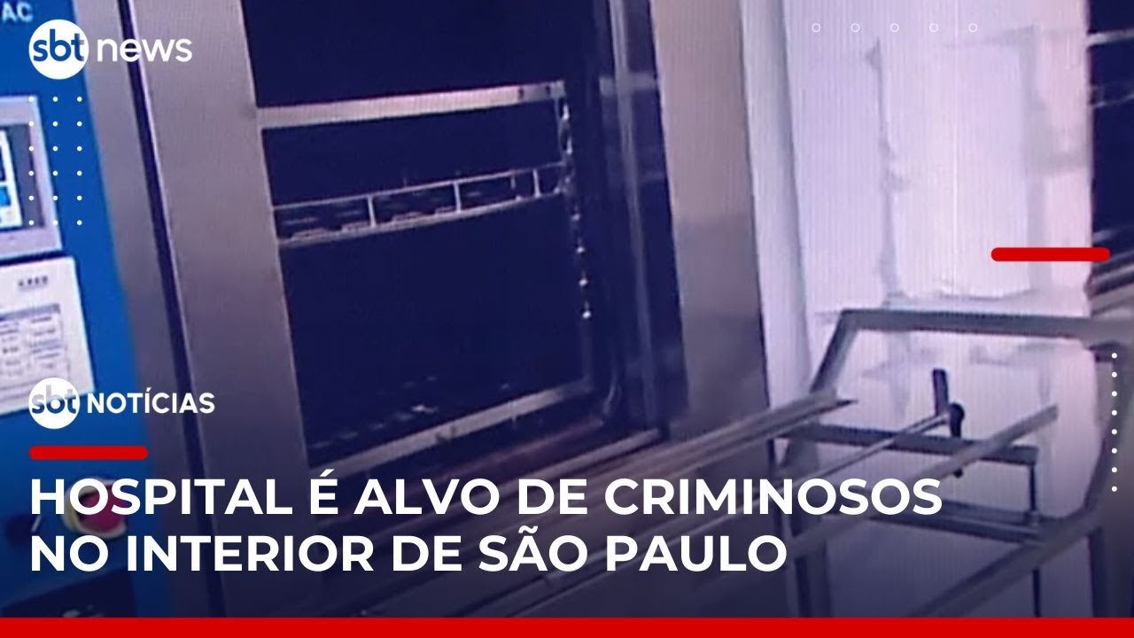 Grupo invade hospital e furta equipamentos médicos em Sorocaba | #SBTNotícias