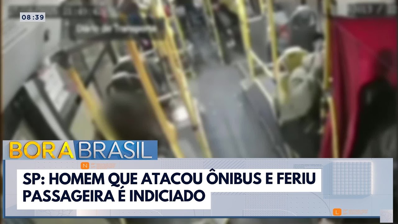 SP: homem que atacou ônibus e feriu passageira é indiciado