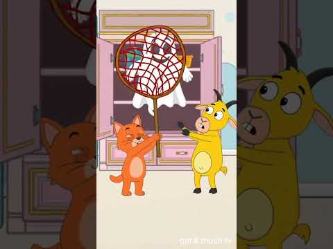 catching ghosts #cartoon #cat #happybirthday #kitten
