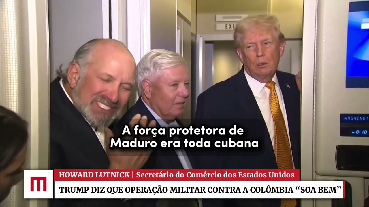 Íntegra: Trump atualiza informações sobre a Venezuela a bordo do Air Force One (4/1/2025)