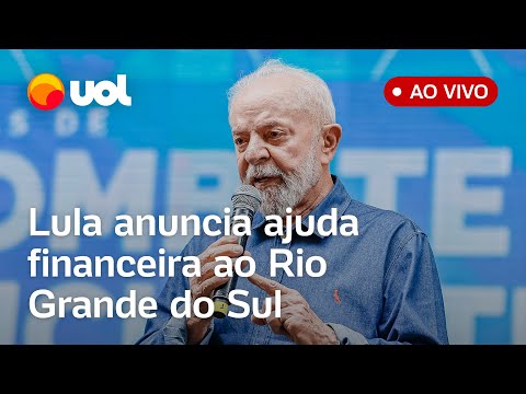 Lula ao vivo no Rio Grande do Sul: presidente anuncia ajuda financeiro ao estado e assina medidas