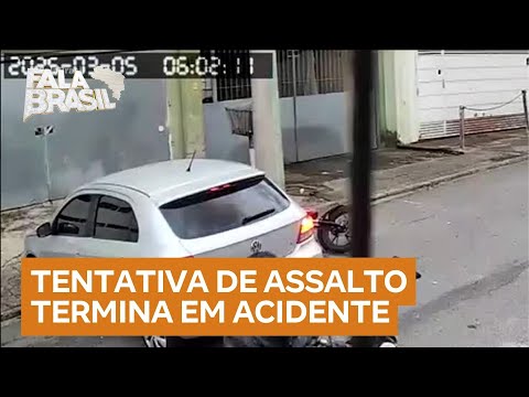 Motoboy sofre grave acidente ao fugir de assaltantes na Grande São Paulo