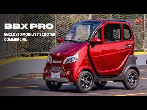 BoomerBuggy X Pro | Enclosed Mobility Scooter Commercial