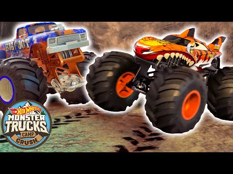 Mayhem Mountain Has Something Special for the Hot Wheels Monster Trucks! + More Cartoons for Kids 🤯