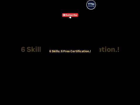 🚀6 In-Demand Skills with Free Certifications 🔥🤯 | Boost Your Career✅ #shorts #ytshorts #skills