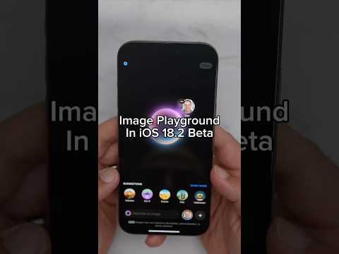 Hands on with Image Playground – Apple’s AI image generator in iOS 18.2 beta. #apple #ai #ios18