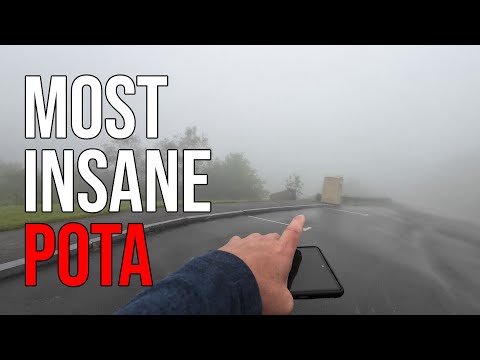 50 Mph Winds on a Mountain Top #pota 50 Mph Winds on a Mountain Top #pota