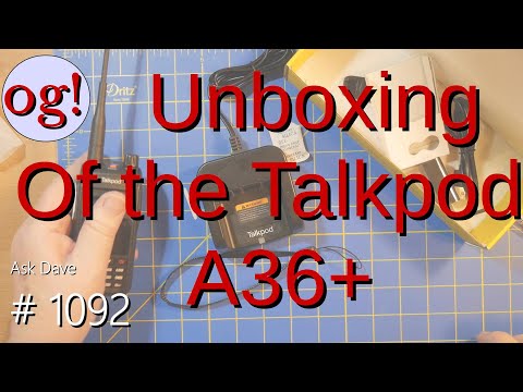Unboxing of the Talkpod A36+AD (#1092)