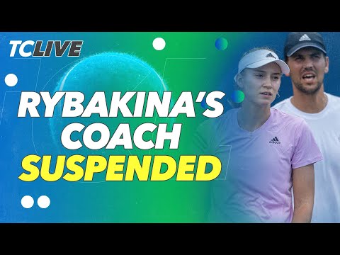 Elena Rybakina Coah Vukov Suspended by WTA | TC Live