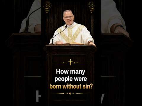 How many people were born without sin? | Fr. Chris Alar, MIC