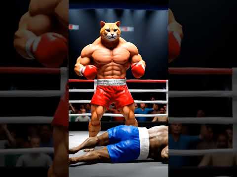 cat vs dog big fight #ai #catvideos