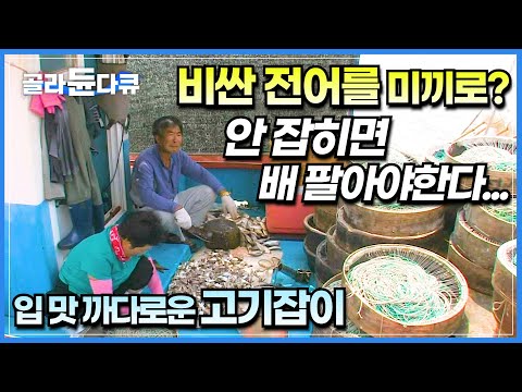 못 잡으면 미끼 값이 더 많이 든다는 물고기의 정체│일본에 한국산이 아니라 고흥산으로 써야 더 비싸게 팔리는 생선│만선 장어잡이│장어잡이배 선상만찬│한국기행│#골라듄다큐