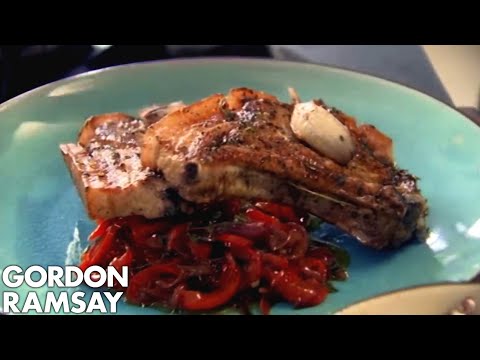 Pork Chops with Sweet and Sour Peppers - Gordon Ramsay - UCIEv3lZ_tNXHzL3ox-_uUGQ