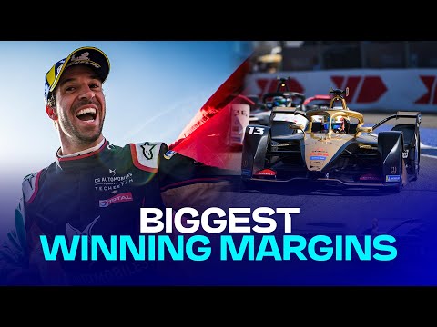 13.884 SECONDS DIFFERENCE 😱 | Biggest Winning Margins in Formula E