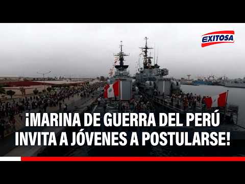 🔴🔵 ¡Marina de Guerra del Perú invita a jóvenes a postularse!