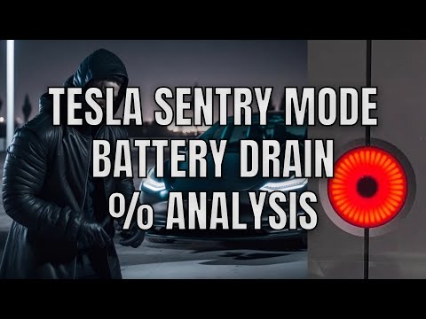 2023 Tesla Model 3 Sentry Mode Power Usage LFP Battery Drain in 1 week