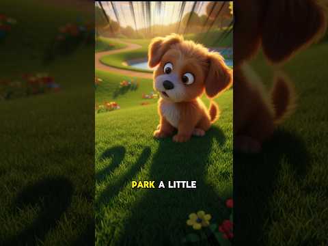 The Puppy Who Feared His Own Shadow #short #cartoon #cat #dog #cartoonforkids #shortvideo