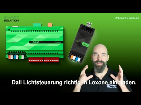 Dali Lichtsteuerung richtig in Loxone einbinden.