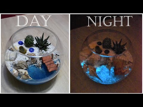 How to make terrarium that Glow in the dark