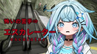 【エスカレーター】異変をみつけるぞ！怖いの苦手！【水宮枢／ホロライブDEV_IS】
