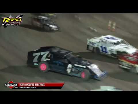 Hobby Stock &amp; B-Modified B Features | Rapid Speedway | 4-30-2022 - dirt track racing video image