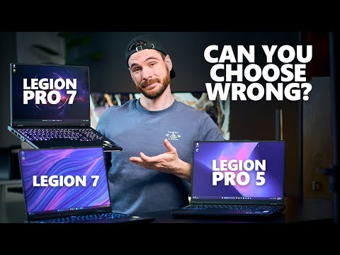 Video: Lenovo Legion Pro 7, Pro 5 and 7i review - Which one to get in 2024?