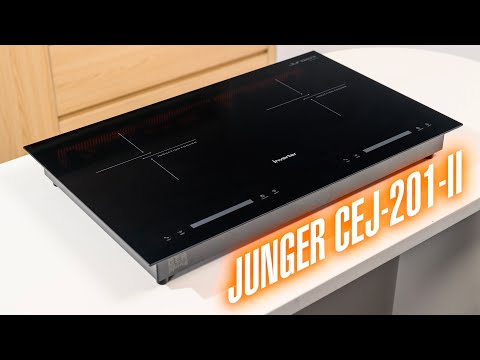 Trên tay bếp từ đôi JUNGER CEJ-201-II: Thiết kế đẹp, công suất 2000W, cảnh báo nhiệt dư an toàn