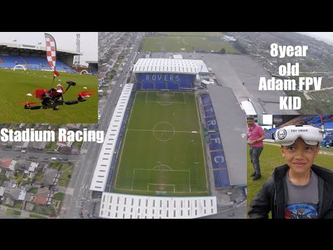 HPIGUY | Tranmere Football Ground Drone Race - 8year old Adam FPV Kid - UCx-N0_88kHd-Ht_E5eRZ2YQ