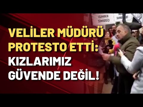 Cağaloğlu Anadolu Lisesi müdürü istismara 'iftira' demişti, veliler protesto etti!