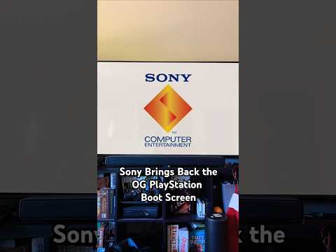 Sony Brings Back the OG PlayStation Boot Screen