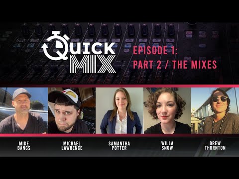 Allen & Heath QuickMix Episode 1, Part 2