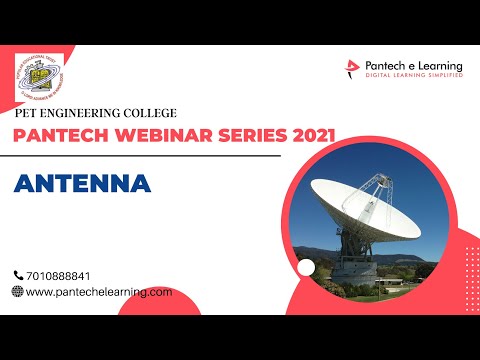 Webinar on Antenna | PET Engineering collage | Pantech E Learning | Ameerpet |