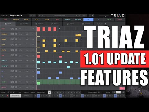 Triaz 1.01 Update - New Features  | Wave Alchemy