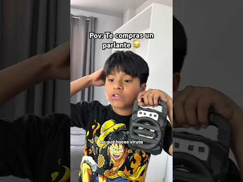 Cuando te compras un parlante 🙂‍↕️ #shorts