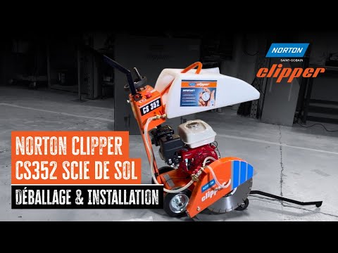 📦 Déballage & Guide d'installation | Scie de sol Norton Clipper CS352