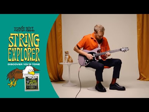 Ernie Ball String Explorer: Electric Slinky Flatwound SSS