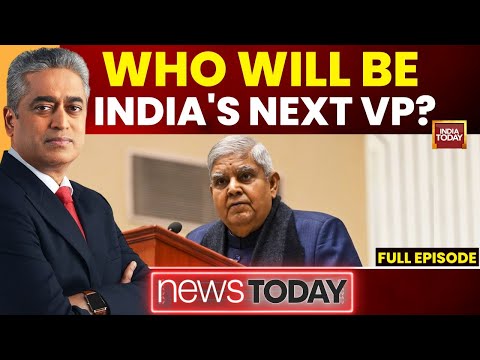 News Today With Rajdeep Sardesai: RJD's Bihar Poll Boycott Threat; Mystery Over VP Dhankhar's Exit