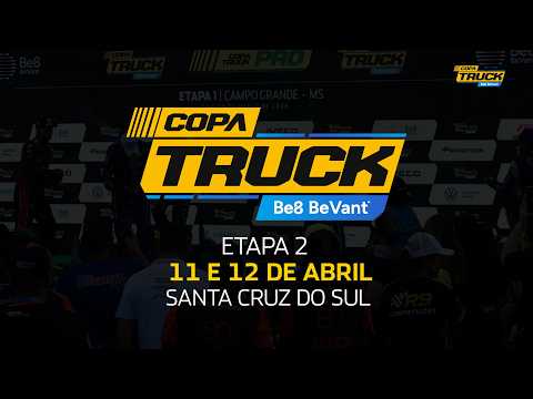 Santa Cruz do Sul vai TREMER! Copa Truck Be8 BeVant 2026 chega com tudo 🏁🔥