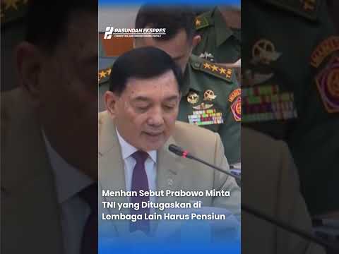 Menteri Pertahanan, Sjafrie Sjamsoeddin, mengatakan revisi UU TNI #shortvideo#tni #tniad