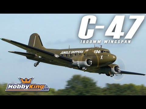 Hobbyking 1600mm C-47 & DC-3 PnF - Product Video - UCkNMDHVq-_6aJEh2uRBbRmw