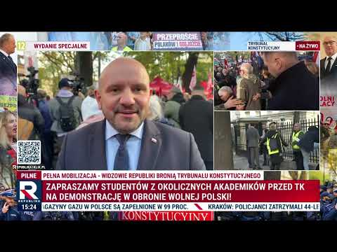 BITWA O TRYBUNAŁ KONSTYTUCYJNY! MOCNE PRZEMÓWIENIA I MOBILIZACJA W MIASTECZKU PROTESTUJĄCYCH!