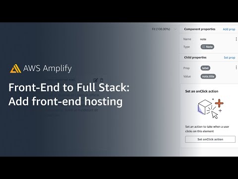 Frontend to Full Stack: Frontend Hosting | Amazon Web Services
