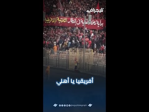 أفريقيا يا أهلي.. هتاف جماهير الأهلي قبل بدء المباراة  #trending