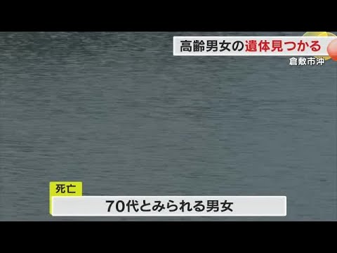 倉敷市の岸壁で高齢男女の遺体見つかる　腹に切り傷、近くに２人が乗っていたとみられる車【岡山】 (24/10/31 18:00)