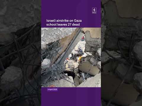 Israeli airstrike on Gaza school leaves 27 dead