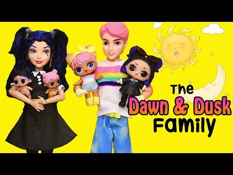 SWTAD LOL Families ! The Dawn & Dusk Family Wacky Day ! Toys and Dolls Pretend Play Fun for Kids - UCGcltwAa9xthAVTMF2ZrRYg