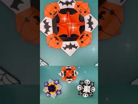 ハロウィンのベイブレードだよ。#Shorts ＃折り紙　#おもちゃ箱 #omotyabako #origami