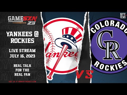 GameSZN Live: New York Yankees @ Colorado Rockies - Cole vs. Anderson -