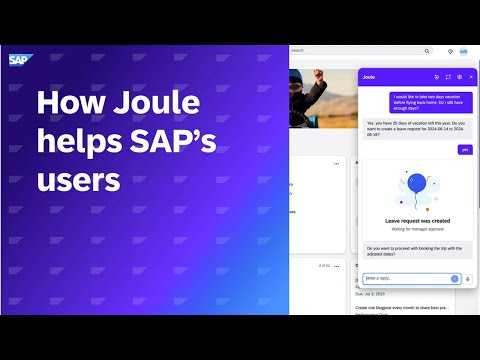 How Joule Helps SAP’s Users? One Copilot for the SAP Ecosystem